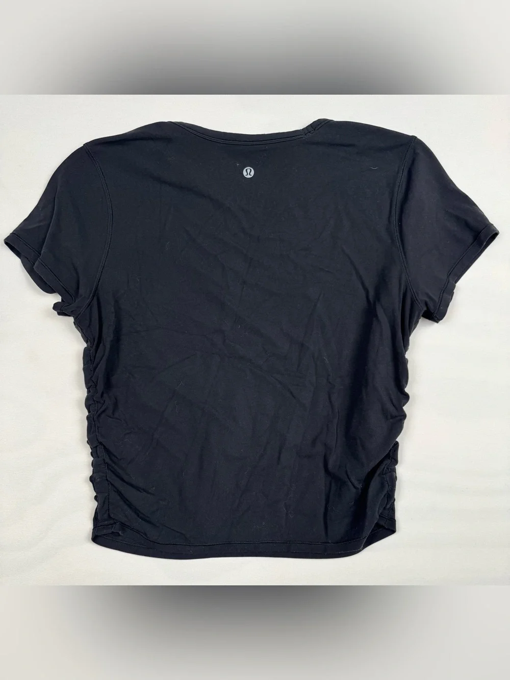 Lululemon All It Takes Short Sleeve Black Women’s 8 Retail $64